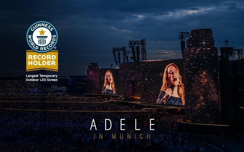 Adele's Munich Spectacle Breaks Records with ROE Visual ROE Visual